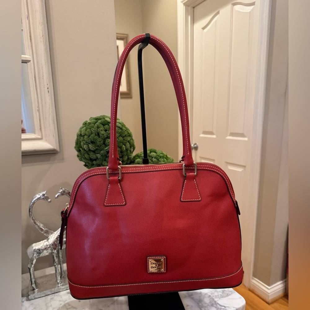 Dooney & Bourke - NWT - Domed Satchel - Burnt Orange - Retail $398